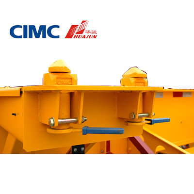 CIMC 2 asse semirimorchio scheletrico per contenitore da 20 piedi 28T carrello di atterraggio 13T asse incluso