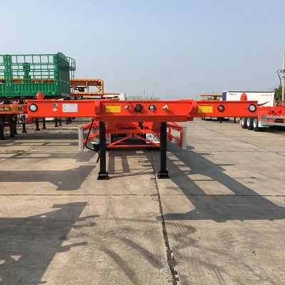 12380*2500*1540 CIMC HUAJUN Semi-remolchio scheletrico per il trasporto di container da 20 piedi a 40 piedi