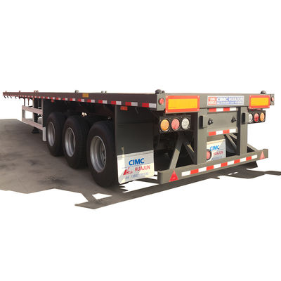 40ft Container Chassis Truck Trailer 40ton 60ton 80ton Flatbed Trailers Vendite a Dubai