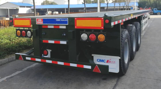 40ft Container Chassis Truck Trailer 40ton 60ton 80ton Flatbed Trailers Vendite a Dubai
