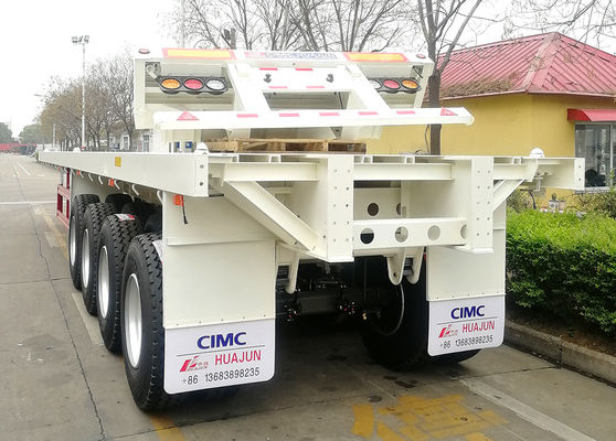 CIMC HUAJUN 4 asse 45ft piattaforma contenitore semirimorchio 13950*2500*1450