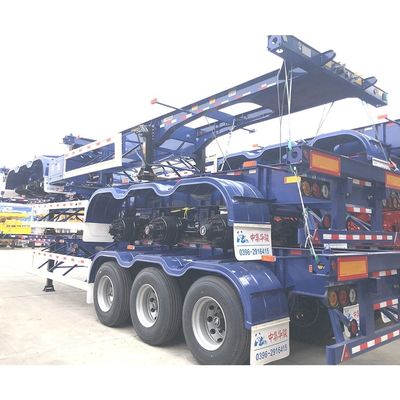 Semi-remorco a tre assi da 40 piedi con scheletro La soluzione definitiva per il trasporto di container
