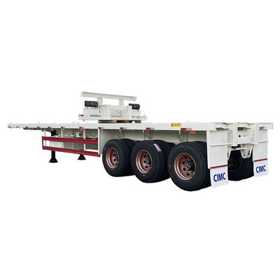 CIMC HUAJUN 4 asse 45ft piattaforma contenitore semirimorchio 13950*2500*1450