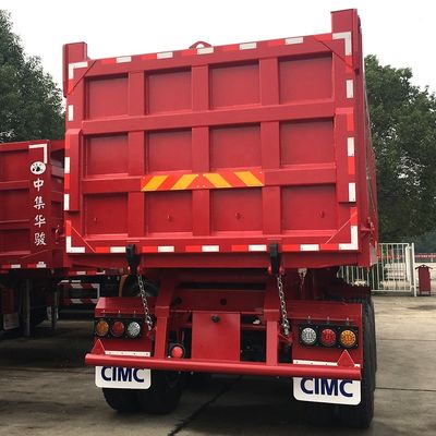 80T rimorchio per autocarri con capovolgimento posteriore semirimorchio con pin reale da 3,5&quot; HJGMCK20103 di CIMC