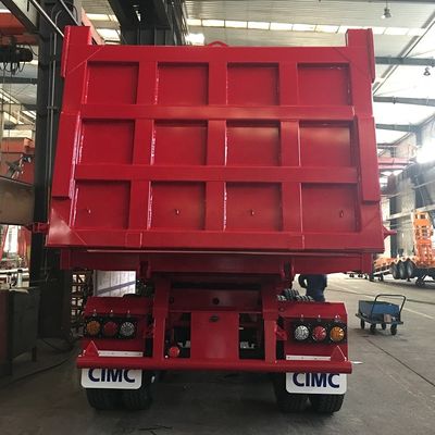 80T rimorchio per autocarri con capovolgimento posteriore semirimorchio con pin reale da 3,5&quot; HJGMCK20103 di CIMC