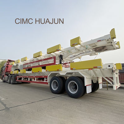 CIMC HUAJUN WABCO Valore 1540 Skeleton Container Semi-trailer per 20ft 40ft Container