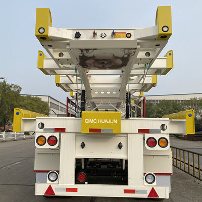 CIMC HUAJUN WABCO Valore 1540 Skeleton Container Semi-trailer per 20ft 40ft Container