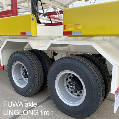 CIMC HUAJUN WABCO Valore 1540 Skeleton Container Semi-trailer per 20ft 40ft Container