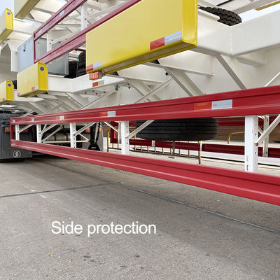 CIMC HUAJUN WABCO Valore 1540 Skeleton Container Semi-trailer per 20ft 40ft Container