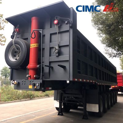 6 assi Veicolo rimorchio per il mercato del Ghana T700/Q345 Trave principale in acciaio e caratteristiche opzionali
