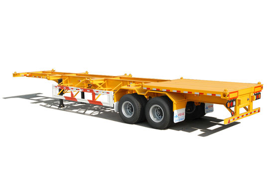 Trasporto 20/40 ft Contenitori con carico utile massimo di 40 tonnellate Contenitori scheletrici Semirimorchio
