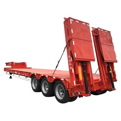 30T Max Payload Hydraulic Folding Goose Neck per Heavy Low Bed Trailer Design robusto