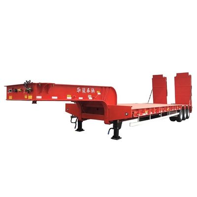 30T Max Payload Hydraulic Folding Goose Neck per Heavy Low Bed Trailer Design robusto