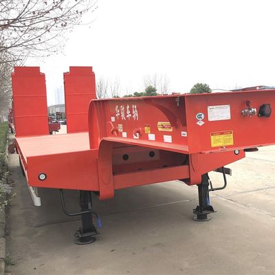 30T Max Payload Hydraulic Folding Goose Neck per Heavy Low Bed Trailer Design robusto