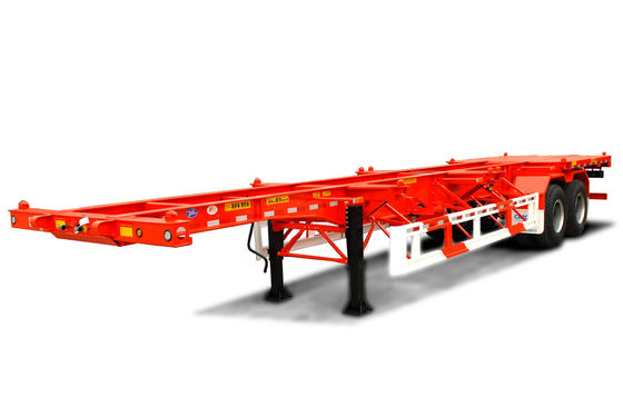 Trasporto 20/40 ft Contenitori con carico utile massimo di 40 tonnellate Contenitori scheletrici Semirimorchio