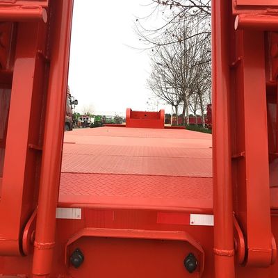 30T Max Payload Hydraulic Folding Goose Neck per Heavy Low Bed Trailer Design robusto