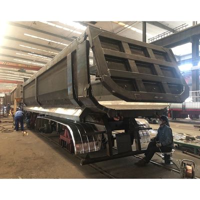 12R22.5 pneumatici a 4 assi rimorchio idraulico per autocarro tip U 38CBM di CIMC HUAJUN
