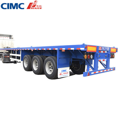 3 assi 40 ft container truck semirimorchio con materiale competitivo e in acciaio