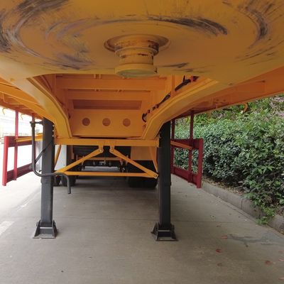 Capacità elevata di 60 tonnellate di rimorchio per camion a letto piatto per il trasporto di container di CIMC HUAJUN