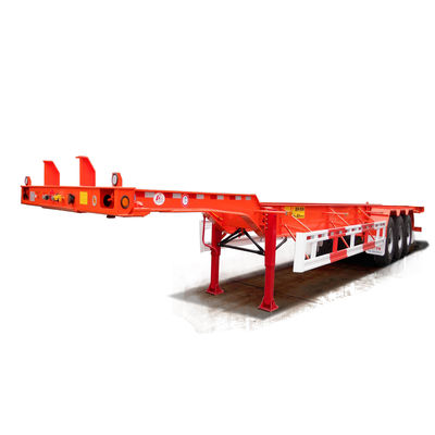 Trailers con telaio intermodale mobile estendibile da 20 piedi a 40 piedi per la distribuzione di container