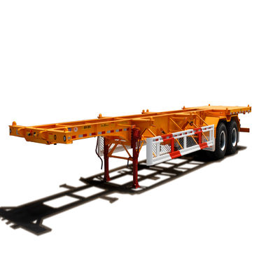 Trailers con telaio intermodale mobile estendibile da 20 piedi a 40 piedi per la distribuzione di container