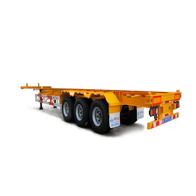 Trailers con telaio intermodale mobile estendibile da 20 piedi a 40 piedi per la distribuzione di container