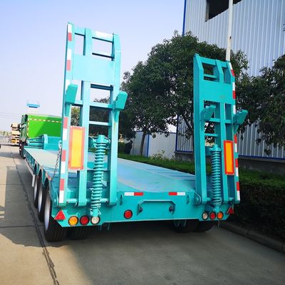 CIMC HUAJUN Lowboy Lowbed Trailer per strade non asfaltate e terreni accidentati