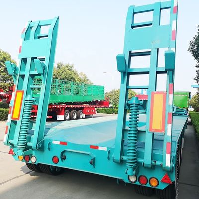 CIMC HUAJUN Lowboy Lowbed Trailer per strade non asfaltate e terreni accidentati