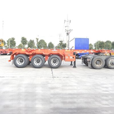 Progettazione di container chassis skeleton trailer produttori per il trasporto di 20 piedi e 40 piedi