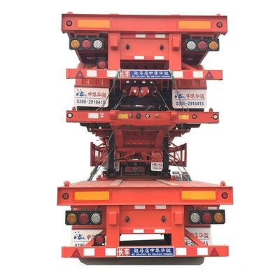 40T Max Payload sospensione aerea slider estensibile scheletro contenitore telaio semirimorchio