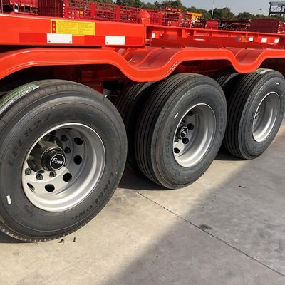2/3 Assi 40 ft 20 ft Container Chassis Skeleton Semi-Retrailer con 40T Max Payload