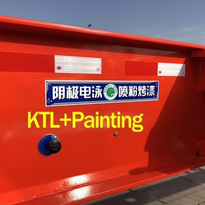 2/3 Assi 40 ft 20 ft Container Chassis Skeleton Semi-Retrailer con 40T Max Payload