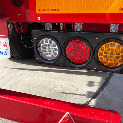 FUWA o BPW Axle Truck Trailer CIMC HUAJUN Fence Flatbed Semi Trailer con design
