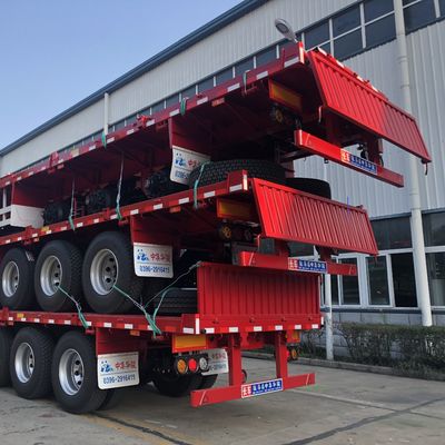 JOST 90 Kingpin e 13T FUWA Axle CIMC HUAJUN 3 Axle Fence Semi-Trailer