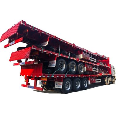 JOST 90 Kingpin e 13T FUWA Axle CIMC HUAJUN 3 Axle Fence Semi-Trailer