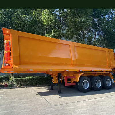 2022 Africa Modello semi-remolchio a forma di U End Dump Truck con funzione di pietre e sabbia