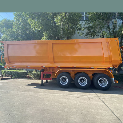 2022 Africa Modello semi-remolchio a forma di U End Dump Truck con funzione di pietre e sabbia