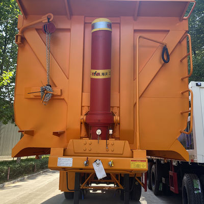 2022 Africa Modello semi-remolchio a forma di U End Dump Truck con funzione di pietre e sabbia