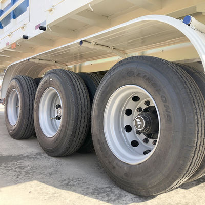 Prato di scarico posteriore 3 assi tipper semi-camion tipping trailer con 70 tonnellate Max Payload