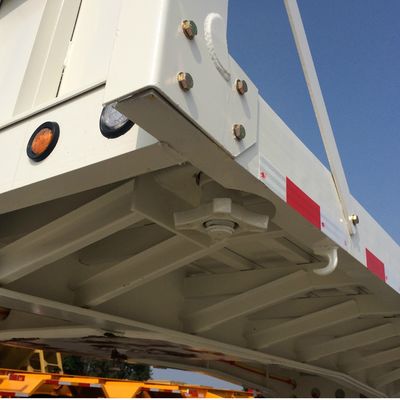 60 tonnellate di carico massimo semirimorchi a piattapiana rimorchi di camion rimorchi a 4 assi con sistema di frenatura a doppia linea