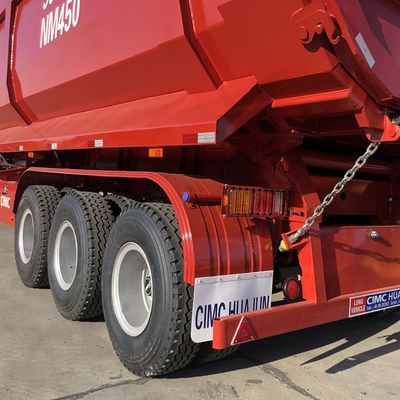 Trailers per scarico di merci sfuse a sospensione meccanica a forma di U