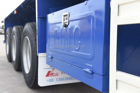 Trasporto 20ft 40ft Container con 3 assi 60 tonnellate 80 tonnellate Flatbed Trailer Miglior scelta