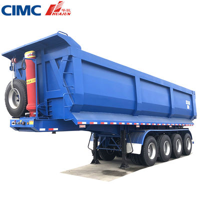 JOST Trasporto di atterraggio a due velocità in forma di U Topping Dump Trailer Truck Shearing Bending Welding