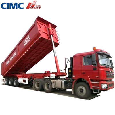 JOST Trasporto di atterraggio a due velocità in forma di U Topping Dump Trailer Truck Shearing Bending Welding