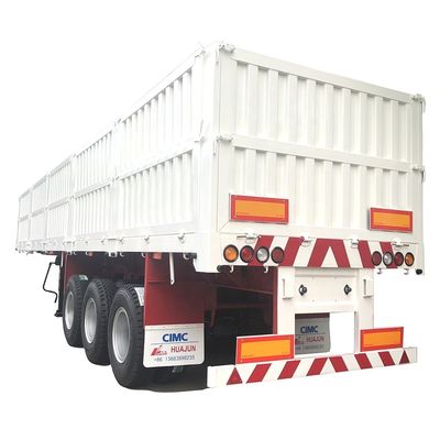 Trasporto di carichi di carbone con parete laterale alta CIMC HUAJUN Cargo trailer per il trasporto di bestiame