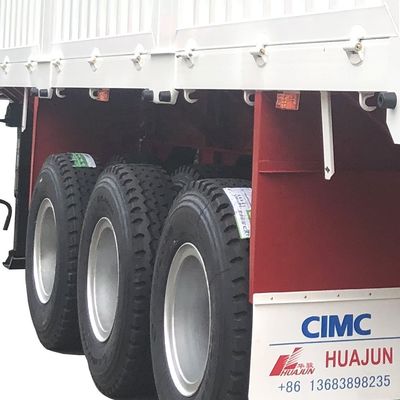 Trasporto di carichi di carbone con parete laterale alta CIMC HUAJUN Cargo trailer per il trasporto di bestiame