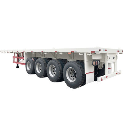JOST Traino a due velocità 2 3 4 assi Semi camion a letto piatto Container trailer 20-53 Ft