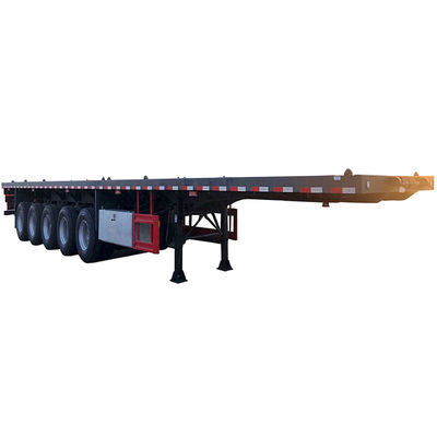 JOST Traino a due velocità 2 3 4 assi Semi camion a letto piatto Container trailer 20-53 Ft