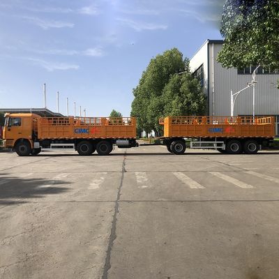 Top Design CIMC HUAJUN Stack Cargo Trailer con Semi Trailer a doppia casella