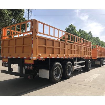 Top Design CIMC HUAJUN Stack Cargo Trailer con Semi Trailer a doppia casella